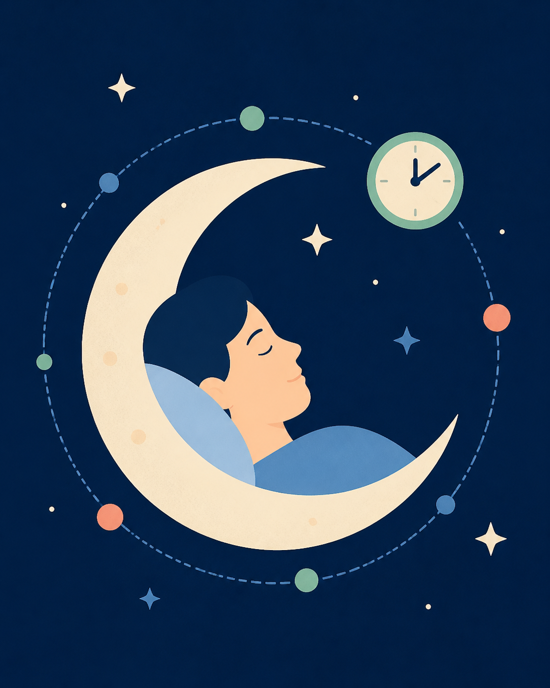Surreal blue bedroom artwork for The Science of Sleep
